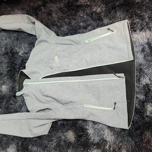 Large woman's northface jacket grey
